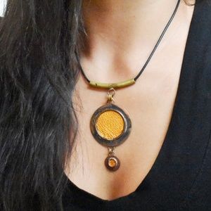 BOHO COPPER & GOLD NECKLACE